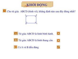 Bài giảng Toán 6 - Tiết 12: Hình chữ nhật