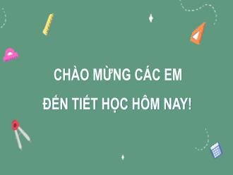 Bài giảng Toán 7 - Tiết 32 - Bài 20: Tỉ lệ thức