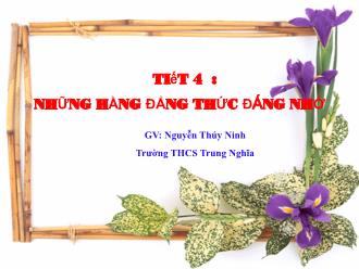 Bài giảng Toán 8 - Tiết 4: Những hằng đẳng thức đáng nhớ