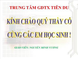Bài giảng Vật lí 11 - Bài 13: Dòng điện trong kim loại