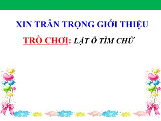 Giáo án Mĩ thuật Lớp 7 - Chữ trang trí