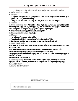 Tài liệu ôn tập văn bản Ngữ văn 8