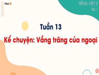 Bài giảng Tiếng Việt 2 (Kể chuyện) - Bài: Vầng trăng của ngoại