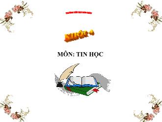 Bài giảng Tin học 4 - Bài 4: Chèn và trình bày bảng trong văn bản - Trường Tiểu học Sơn Châu
