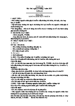 Giáo án Lớp 4 - Tuần 20 - Năm học 2020-2021