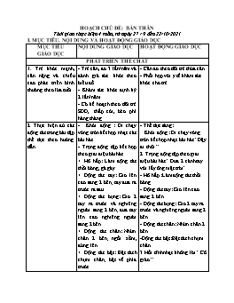 Giáo án Mầm non Lớp Mầm - Chủ đề: Bản thân - Chủ đề nhánh: Tôi và bạn - Năm học 2021-2022 - Trần Thị Thu Hiền