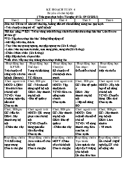 Giáo án Mầm non Lớp Mầm - Chủ đề: Bé yêu cô chú bộ đội - Năm học 2021-2022 - Trần Thị Thu Hiền