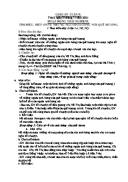 Kế hoạch bài dạy Đạo đức 1 - Tuần 8 - Năm học 2021-2022 - Trương Thị Phấn