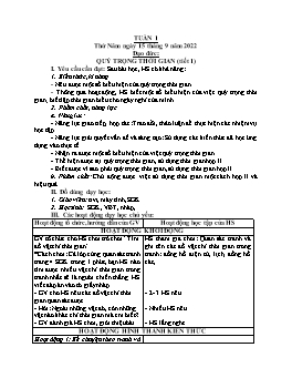 Kế hoạch bài dạy Đạo đức 2 - Tuần 1 - Năm học 2022-2023 - Phạm Thị Bích Liễu