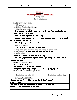Kế hoạch bài dạy Lớp 1 - Tuần 28 - Năm học 2021-2022 - Phạm Thị Trà Giang