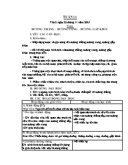 Kế hoạch bài dạy Lớp 2 - Tuần 11 - Năm học 2021-2022 - Nguyễn Thị Anh