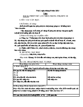 Kế hoạch bài dạy Lớp 2 - Tuần 5 - Năm học 2021-2022 - Văn Thị Hồng Châu