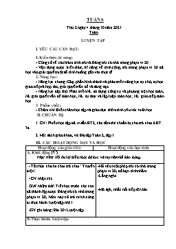 Kế hoạch bài dạy Lớp 2 - Tuần 6 - Năm học 2021-2022 - Văn Thị Hồng Châu