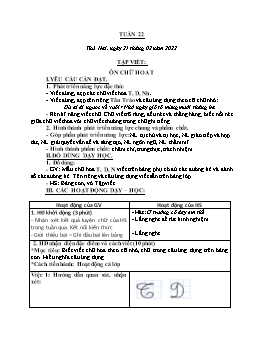 Kế hoạch bài dạy Lớp 3 - Tuần 22 - Năm học 2021-2022 - Nguyễn Thị Hồng Nhung
