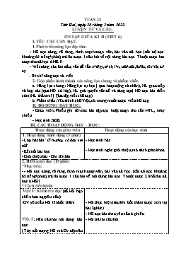 Kế hoạch bài dạy Lớp 3 - Tuần 23 - Năm học 2021-2022 - Nguyễn Thị Ánh Tuyết