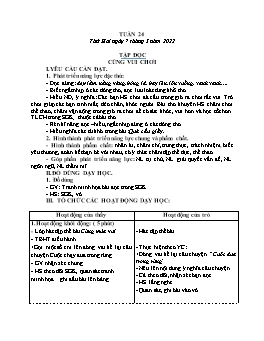 Kế hoạch bài dạy Lớp 3 - Tuần 24 - Năm học 2021-2022 - Nguyễn Thị Ái Như