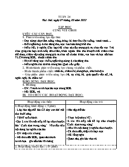 Kế hoạch bài dạy Lớp 3 - Tuần 24 - Năm học 2021-2022 - Nguyễn Thị Hồng Nhung