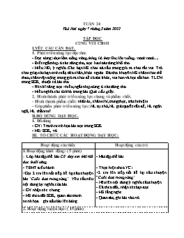 Kế hoạch bài dạy Lớp 3 - Tuần 24 - Năm học 2021-2022 - Nguyễn Thị Hồng