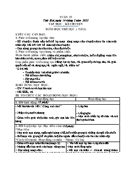 Kế hoạch bài dạy Lớp 3 - Tuần 25 - Năm học 2021-2022 - Nguyễn Thị Hồng Nhung