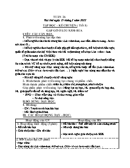 Kế hoạch bài dạy Lớp 3 - Tuần 26 - Năm học 2021-2022 - Nguyễn Thị Hồng