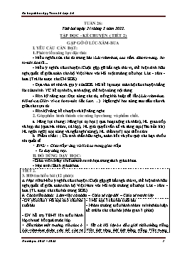Kế hoạch bài dạy Lớp 3 - Tuần 26 - Năm học 2021-2022 - Nguyễn Thị Ánh Tuyết