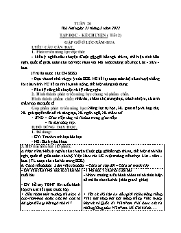 Kế hoạch bài dạy Lớp 3 - Tuần 26 - Năm học 2021-2022 - Nguyễn Thị Ái Như