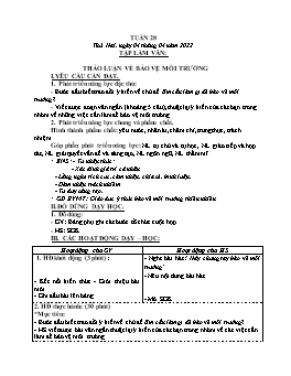 Kế hoạch bài dạy Lớp 3 - Tuần 28 - Năm học 2021-2022 - Nguyễn Thị Hồng Nhung