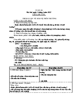 Kế hoạch bài dạy Lớp 3 - Tuần 28 - Năm học 2021-2022 - Nguyễn Thị Hồng