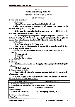 Kế hoạch bài dạy Lớp 3 - Tuần 3 - Năm học 2021-2022 - Nguyễn Thị Hồng Nhung