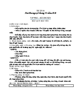 Kế hoạch bài dạy Lớp 3 - Tuần 8 - Năm học 2021-2022 - Nguyễn Thị Ái Như