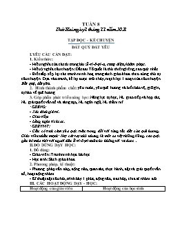 Kế hoạch bài dạy Lớp 3 - Tuần 8 - Năm học 2021-2022 - Nguyễn Thị Hồng
