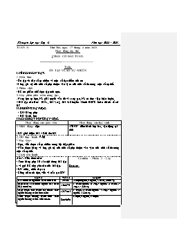 Kế hoạch bài dạy Lớp 4 (CV2345) - Tuần 31 - Năm học 2022-2023 - Phan Thị Hồng Vân