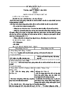 Kế hoạch bài dạy Lớp 4 - Tuần 10 - Năm học 2022-2023 - Trương Thị Phấn
