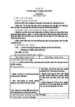 Kế hoạch bài dạy Lớp 4 - Tuần 19 - Năm học 2021-2022 - Nguyễn Thị Mai Liễu