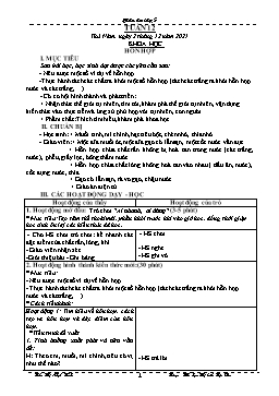 Kế hoạch bài dạy Lớp 5 - Tuần 12 - Năm học 2021-2022 - Phạm Thị Bích Liễu