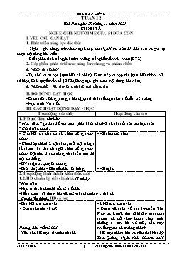 Kế hoạch bài dạy Lớp 5 - Tuần 12 - Năm học 2021-2022 - Trần Thị Thu