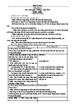 Kế hoạch bài dạy Lớp 5 - Tuần 17-18 - Năm học 2021-2022 - Phạm Thị Bích Liễu