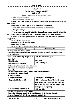Kế hoạch bài dạy Lớp 5 - Tuần 17 - Năm học 2021-2022 - Trần Thị Nhật Bích