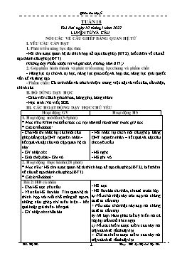 Kế hoạch bài dạy Lớp 5 - Tuần 18 - Năm học 2021-2022 - Trần Thị Thu