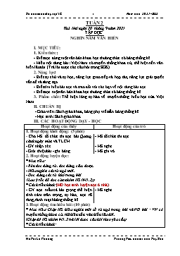 Kế hoạch bài dạy Lớp 5 - Tuần 2 - Năm học 2021-2022 - Hồ Thị Lệ Phương