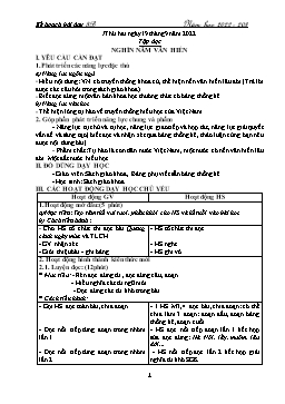 Kế hoạch bài dạy Lớp 5 - Tuần 2 - Năm học 2022-2023
