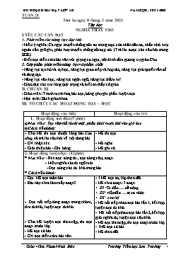 Kế hoạch bài dạy Lớp 5 - Tuần 21 - Năm học 2021-2022 - Phan Minh Đức