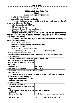 Kế hoạch bài dạy Lớp 5 - Tuần 21 - Năm học 2021-2022 - Trần Thị Nhật Bích