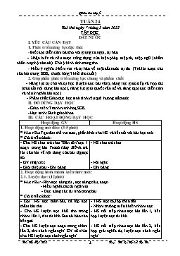 Kế hoạch bài dạy Lớp 5 - Tuần 24 - Năm học 2021-2022 - Trần Thị Nhật Bích