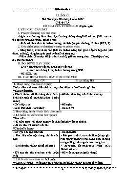 Kế hoạch bài dạy Lớp 5 - Tuần 27 - Năm học 2021-2022 - Trần Thị Thu
