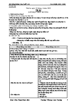 Kế hoạch bài dạy Lớp 5 - Tuần 30 - Năm học 2021-2022 - Phan Minh Đức