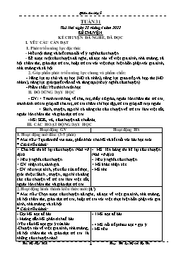 Kế hoạch bài dạy Lớp 5 - Tuần 31 - Năm học 2021-2022 - Trần Thị Nhật Bích
