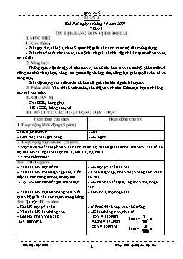 Kế hoạch bài dạy Lớp 5 - Tuần 4 - Năm học 2021-2022 - Trần Thị Nhật Bích