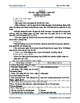 Kế hoạch bài dạy Lớp 5 - Tuần 9 - Năm học 2021-2022 - Hồ Thị Lệ Phương