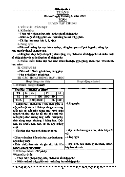 Kế hoạch bài dạy Lớp 5 - Tuần 9 - Năm học 2021-2022 - Trần Thị Nhật Bích